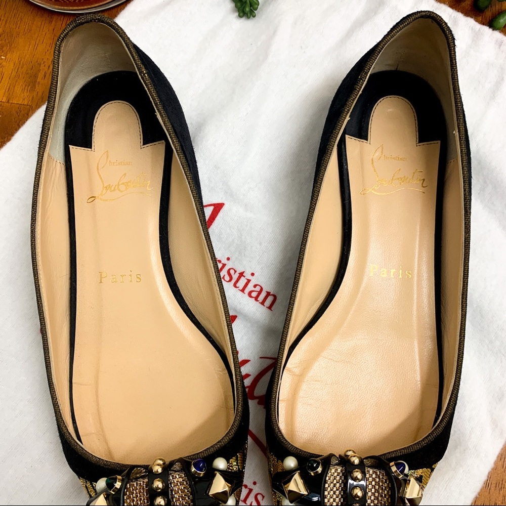 **SOLD** Christian Louboutin Tudor Young Flats - Picture 3 of 12